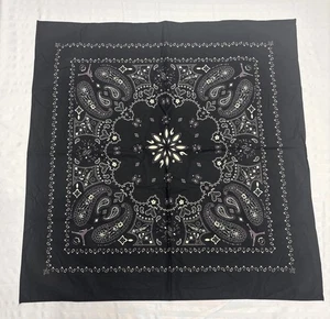 Nike Air Jordan Travis Scott Cactus Jack Black Phantom Black Bandana - Picture 1 of 9