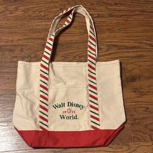 Vintage Walt Disney World 1971 Canvas Tote Bag - Christmas Cruise Vacation Large - Bild 1 von 7