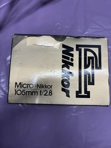 Nikon Micro Nikkor AF 105mm 2.8 F Mount obiettivo messa a fuoco automatica con tappi - Foto 1 di 3