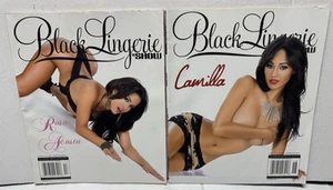2 Issue Lot Black Lingerie by SHOW Magazine Summer 2013 - Rosa Acosta & Camilla - Zdjęcie 1 z 3