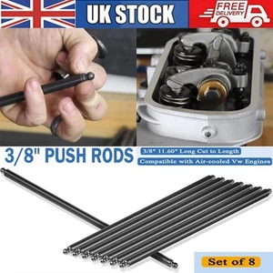 4034 Cut To Length 11.60" Long 3/8" Chromoly Push Rods for Air-cooled Vw Engines - Picture 1 of 11