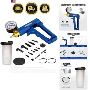 Brake Bleeder Kit Vacuum Pump Fluid Extractor Gauge Car Motorcycle Truck - Bild 1 von 8