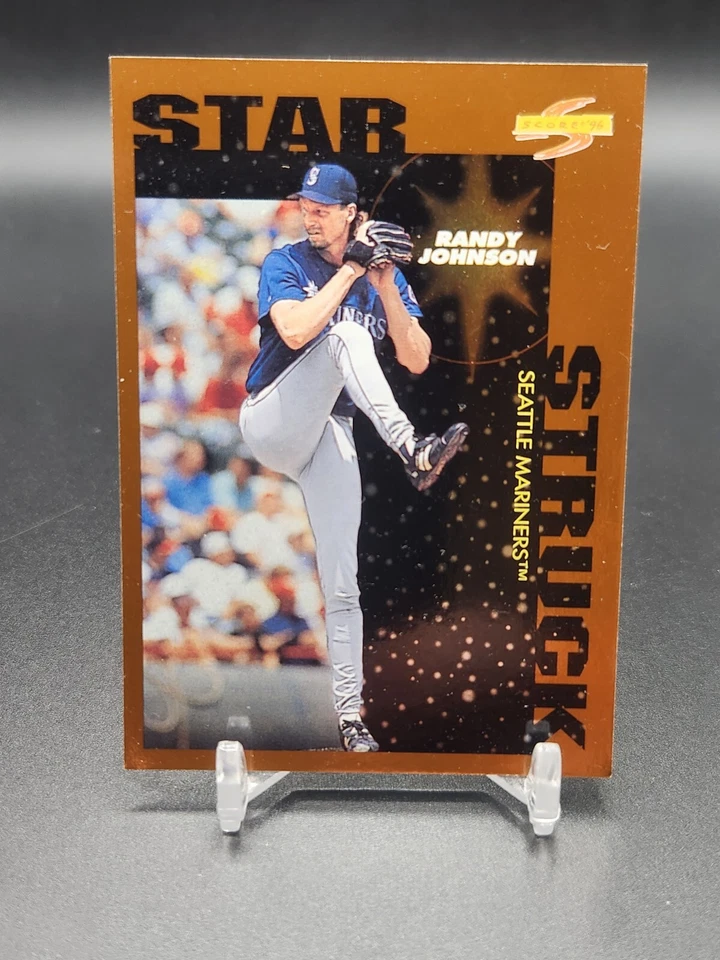 1996 Score "Star Struck" Insert #367 #92 Randy Johnson DUGOUT COLLECTION SSP  - Image 1 of 2