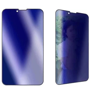 Mirror Privacy Tempered Glass Anti-Spy Screen Protector For iPhone 14 13 Pro Max - Picture 1 of 12