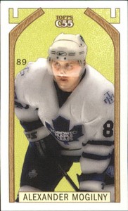 2003-04 (MAPLE LEAFS) Topps C55 Minis Stanley Cup Back #89 Alexander Mogilny