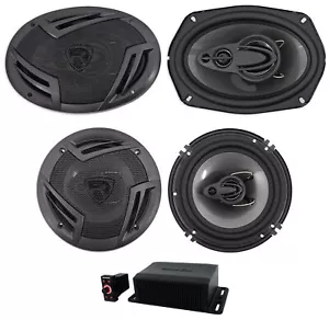 Memphis Audio SMC2A Ricevitore Bluetooth Nascosto+2) Altoparlanti Audio Auto 6x9"+2) 6,5" - Foto 1 di 12