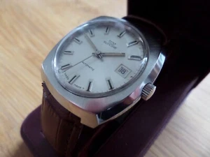 Uhr GLYCINE AUTOMATIC Datum cal.2783 A 6/70 Jumbo 40mm 70er Jahre läuft TOP! - Bild 1 von 12