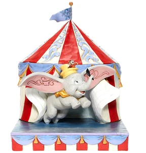 ✤ Nueva Figura JIM SHORE DISNEY DUMBO VOLANDO Tienda Circo Timothy Elephant - Imagen 1 de 7