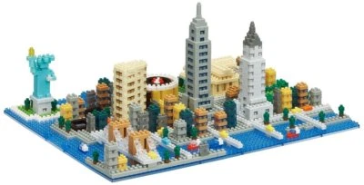 NANOBLOCK NEW YORK DELUXE Over 1400 pieces Building Blocks Nanoblocks NB-033 - Image 1 of 4