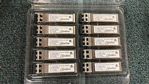 10-pack Finisar FTLX8571D3BCL 10Gbe 10GB SFP+ transceiver for Ubiquiti, MikroTik - Picture 1 of 2