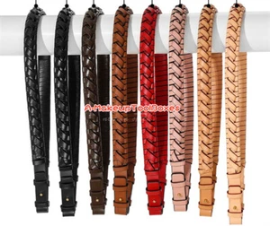 Vachetta Genuine Leather Replacement Weave Handle Shoulder Strap For LV S26 - Picture 1 of 23