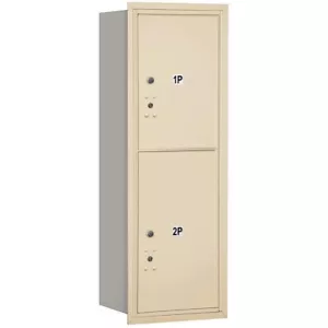Salsbury Outdoor Parcel Locker with 2 Compartments in Sandstone with USPS Access - Picture 1 of 1