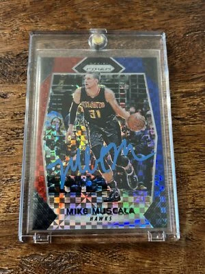 Mike Muscala Signed Panini Prizm Card JSA Coa Autographed Hawks - Image 1 of 3