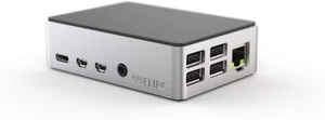 Raspberry Pi FLIRC Case - Aluminium Gehäuse 4, Silber/schwarz - Bild 1 von 1
