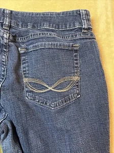Riders By Lee Womens Blue Jeans Size 12P (32x27) Mid Rise Bootcut Denim - Picture 1 of 9