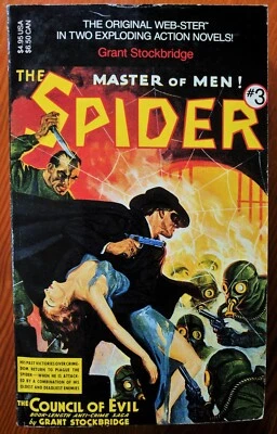 THE SPIDER #3 Grant Stockbridge (Carroll & Graf 1992) 2 novels 1934 - UNREAD - Image 1 of 3