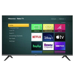 Hisense 32" LED 720P UHD Roku H4 Series Smart Television - Picture 1 of 10