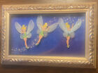 WDW Tinker Bell "An Elegant Pixie" 3 Pin Framed Set~LE 1000~2006 No Box