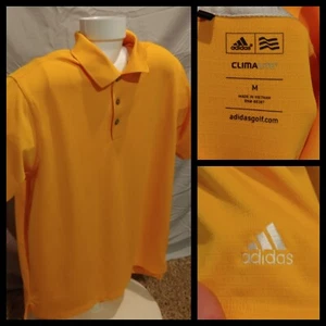 Mens Adidas Golf Climalite Short Sleeve Polo Shirt Size Medium - Picture 1 of 9