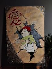 Gaara Acryl Gemälde Unikat Artwork Naruto Shippuden Manga Anime Einzelstück