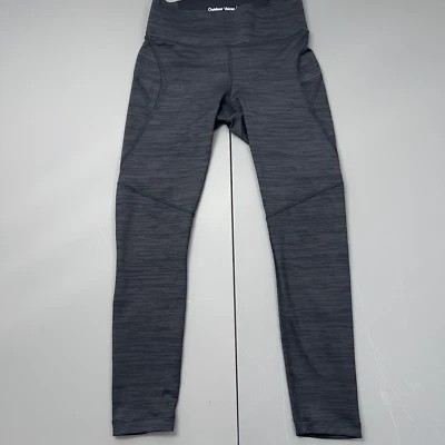 Outdoor Voices Leggings Women Small Space Grey Cropped Capri Pant Low Rise - Image 1 of 4