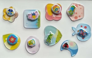 STICKER AUFKLEBER NATUR C2 Deko Bastel Kind Party Herz Bio Schmetterling Sonne - Bild 1 von 1