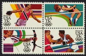 #2051a 13c 1984 Summer Olympics, Se-Tenant Block, Mint **ANY 5=FREE SHIPPING** - Picture 1 of 1