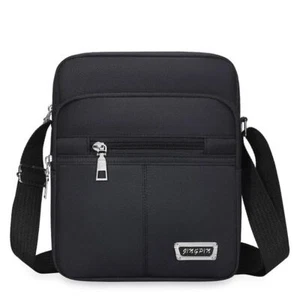 Borsa uomo casual grande capacità impermeabile obliqua borsa a straddle donna business - Foto 1 di 13