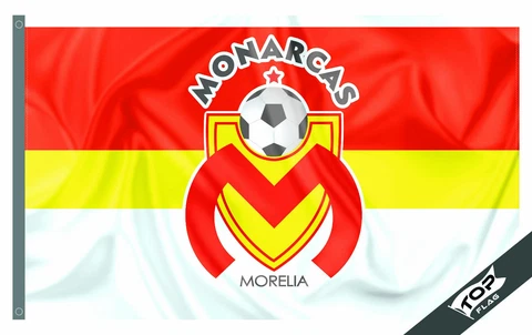 Monarcas Morelia Flag Banner 3 x 5 ft Jersey Soccer Pirma Futbol Mexico Mx Cover