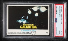 1978 Topps Battlestar Galactica A Direct Hit! #116 PSA 9 MINT 0ts2