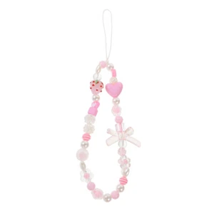 Mobile Phone Ornaments Lanyard for Valentine's Day Beaded - Zdjęcie 1 z 12