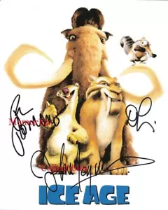 ICE AGE Ray Romano / Leguizamo & Denis Leary SIGNED Autographed 8x10 Color Photo - Picture 1 of 1
