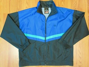 VTG USA TEAM OLYMPIC Mens NYLON WINDBREAKER JACKET Sz LARGE, L - Foto 1 di 3