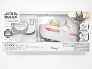 Disney Star Wars The Mandalorian Grogu and Hover Pram RC Radio Control Vehicle - Picture 1 of 2