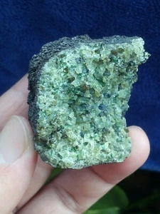 107g Natural peridot in basalt mineral specimen china - Picture 1 of 11