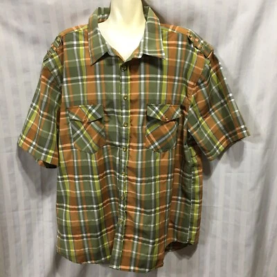 Camisa Old Skool Para Hombres 3X Nueva Sin Etiquetas Bolsillos a Rayas Oficina Carrera Trabajo  Foto 1 de 4