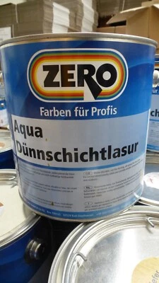 €6,66L 5,25 L ABVERKAUF Zero Aqua Dünnschichtlasur nußbaum innen/außen
