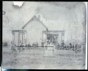 GAR Reunión Ejército Veteranos Guerra Civil Copia de 1896 foto Eugene Indiana - Imagen 1 de 2