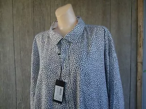 NWT 5XL Hugo BOSS Cotton Button Front Shirt $138 Black Label Off White Ronni - Picture 1 of 11