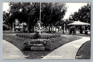 Hebron Nebraska NE Roosevelt Park Real Photo Postcard RPPC 1930-50 - Picture 1 of 2