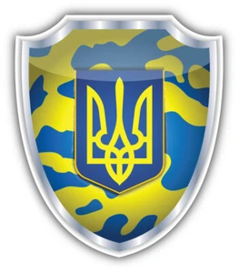 "Ukraine Wappen Abzeichen Auto Stoßstange Aufkleber Aufkleber - ""GRÖSSEN""" - Bild 1 von 1