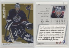 2002 ITG Be A Player Between the Pipes Gold Missing Serial Number /10 Alex Auld
