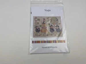 Mercerie De La Gargouille Magic Counted Cross Stitch Pattern Witch Pumpkin - Picture 1 of 3