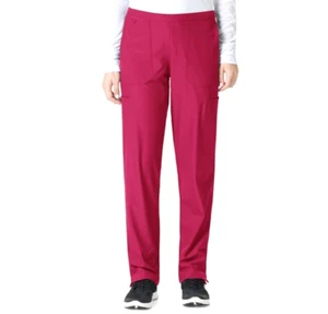 Carhartt Women's 2XP Scrub Bottom Pants 2XL 2X Petite Bright Rose Pink C5210 - Picture 1 of 2