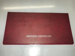 DOBLE BORGOÑA -- CERTIFICADO DE ARMAS DE FUEGO / TITULAR DE LICENCIA/BILLETERA - SGC/FAC - Imagen 1 de 2