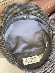 Maison Margiela Tweed Newsboy Cap - Picture 1 of 13