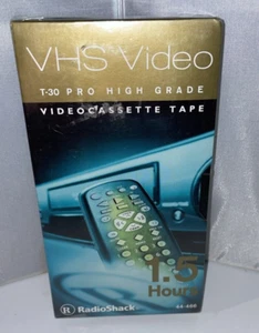 RadioShack SIGILLATO vuoto VHS T-30 Pro nastro videocassetta alta qualità radio shack - Foto 1 di 2