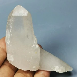New Rare NATURAL skeletal Elestial White QUARTZ Crystal Cluster Specimen - Picture 1 of 11
