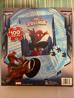 Rompecabezas Marvel Ultimate Spider-man 100 piezas edificios de escalada Foto 1 de 4