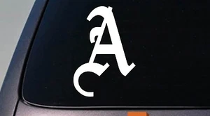 CALCOMANÍA CARTA A 6" INGLESA ANTIGUA VENTANA DE COCHE CAMIÓN ENSEÑAR A NIÑA ARTESANÍA UNIVERSIDAD *C111* - Imagen 1 de 1